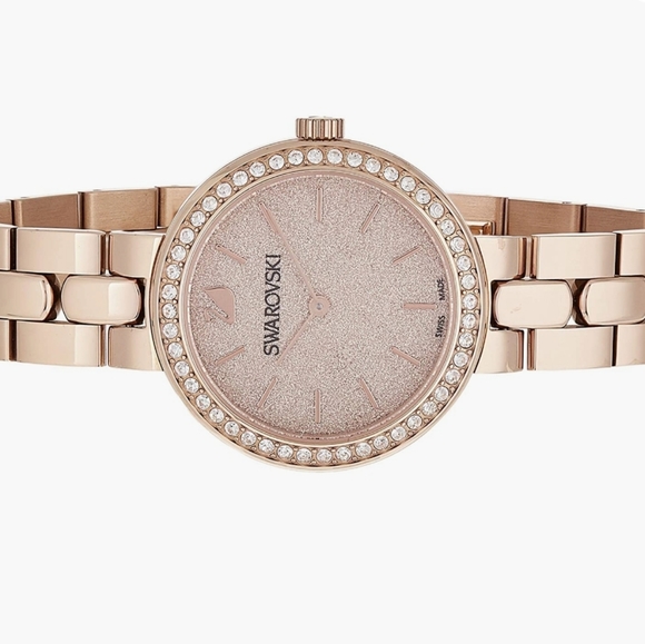 SWAROVSKI Daytime Peach Dial Rose Gold-tone Watch, 5182231 - Picture 1 of 12